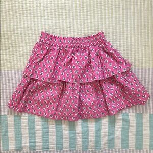 Crewcuts Pink Floral Skirt